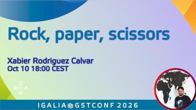 Rock, paper, scissors by Xabier Rodriguez Calvar, Oct 10, 18:00