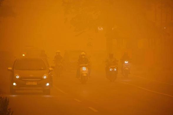 A photo of super orange city in Kalimantan. By Reuters
